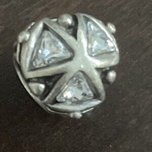 925 Silver Crystal Triangles Bead by Trollbeads